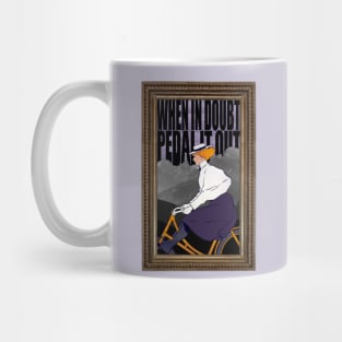 Pedal It Out Woman Mug